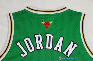 Maillot NBA Pas Cher Chicago Bulls Michael Jordan 23 Vert