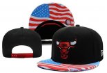 Bonnet NBA Chicago Bulls USA 2016 Drapeau Noir