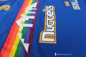 Maillot NBA Pas Cher Denver Nuggets Allen Iverson 3 Bleu Profond