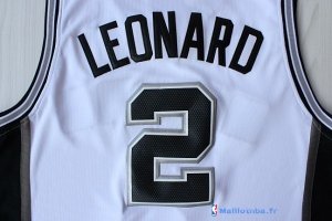 Maillot NBA Pas Cher San Antonio Spurs Kawhi Leonard 2 Blanc