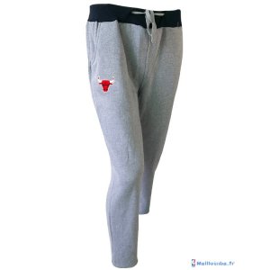 Survetement Pantalon NBA Pas Cher Chicago Bulls Gris