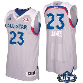 Maillot NBA Pas Cher All Star 2017 Lebron James 23 Gray