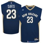 Maillot NBA Pas Cher New Orleans Pelicans Bleu Anthony Davis 23