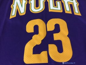 Maillot NBA Pas Cher New Orleans Pelicans Anthony Davis 23 Nike Purpura Ville 2017/18