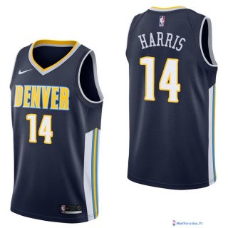 Maillot NBA Pas Cher Denver Nuggets Gary Harris 14 Marine Icon 2017/18