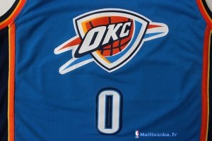 Maillot NBA Pas Cher Noël Oklahoma City Thunder Russell 0 Bleu