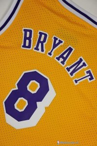 Maillot NBA Pas Cher Los Angeles Lakers Kobe Bryant 8 Jaune