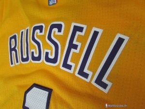 Maillot NBA Pas Cher Los Angeles Lakers D'Angelo Russell 1 Jaune MC