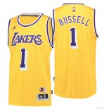 Maillot NBA Pas Cher Los Angeles Lakers D'Angelo Russell 1 Retro Bleu