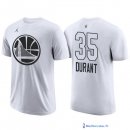 Maillot Manche Courte All Star 2018 Kevin Durant 35 Blanc