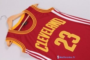 Maillot NBA Pas Cher Cleveland Cavaliers Femme LeBron James 23 Rouge