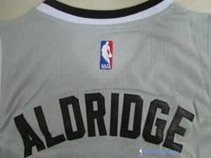 Maillot NBA Pas Cher San Antonio Spurs LaMarcus Aldridge 12 Gris