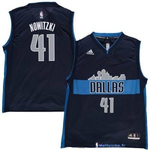 Maillot NBA Pas Cher Dallas Mavericks Dirk Nowitzki 41 Noir