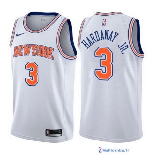 Maillot NBA Pas Cher New York Knicks Tim Hardaway Jr 3 Blanc Statement 2017/18