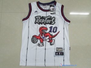 Maillot NBA Pas Cher Toronto Raptors Junior Demar DeRozan 10 Retro Blanc