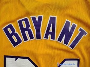 Maillot NBA Pas Cher Los Angeles Lakers Kobe Bryant 24 Jaune
