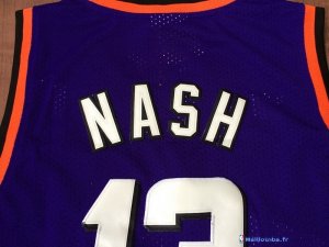 Maillot NBA Pas Cher Phoenix Suns Steve Nash 13 Pourpre