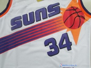 Maillot NBA Pas Cher Phoenix Suns Charles Barkley 34 Blanc