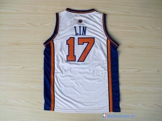 Maillot NBA Pas Cher New York Knicks Jeremy Lin 17 Blanc