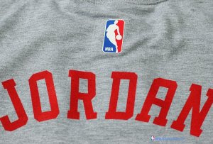 Maillot NBA Pas Cher Chicago Bulls Michael Jordan 23 ML Gris