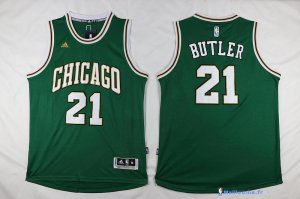 Maillot NBA Pas Cher Chicago Bulls Jimmy Butler 21 Vert