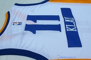 Maillot NBA Pas Cher Noël Golden State Klay 11 Blanc