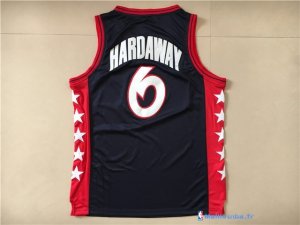 Maillot NBA Pas Cher USA 1996 Anfernee Hardaway 6 Noir