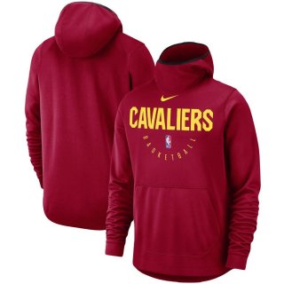 Cleveland Cavaliers Nike Wine Spotlight Performance Pullover Hoodie