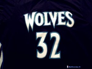 Maillot NBA Pas Cher Minnesota Timberwolves Karl Anthony 32 Towns Noir MC