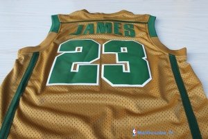 Maillot NCAA Pas Cher Irish LeBron James 23 Or