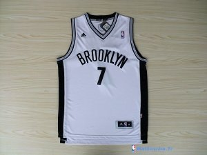 Maillot NBA Pas Cher Brooklyn Nets Earvin Johnson 7 Blanc