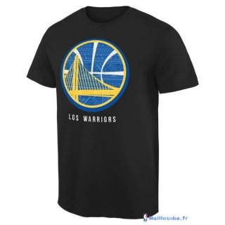 T-Shirt NBA Pas Cher Golden State Warriors Noir 2