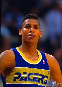 Maillot NBA Pas Cher Indiana Pacers Reggie Miller 31 Bleu