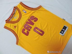 Maillot NBA Pas Cher Cleveland Cavaliers Junior Kevin Love 0 Jaune