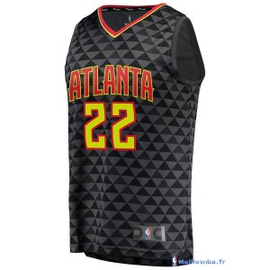 Maillot NBA Pas Cher Atlanta Hawks Isaiah Taylor 22 Noir Icon 2017/18