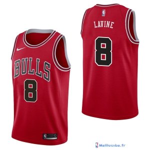 Maillot NBA Pas Cher Chicago Bulls Zach Lavine 8 Rouge Icon 2017/18