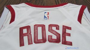 Maillot NBA Pas Cher Cleveland Cavaliers Derrick Rose 1 Blanc 2017/18