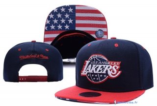 Bonnet NBA Los Angeles Lakers USA 2016 Drapeau Bleu