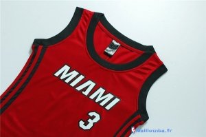 Maillot NBA Pas Cher Miami Heat Femme Dwyane Wadet 3 Rouge