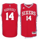 Maillot NBA Pas Cher Philadelphia Sixers Sergio Rodriguez 14 Rouge