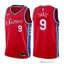 Maillot NBA Pas Cher Philadelphia Sixers Dario Saric 9 Rouge Statement 2017/18