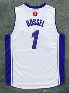 Maillot NBA Pas Cher Noël Los Angeles Lakers Russell 1 Blanc