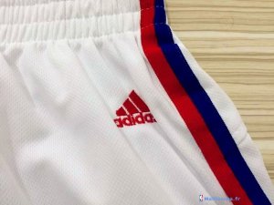 Pantalon NBA Pas Cher Los Angeles Clippers Blanc