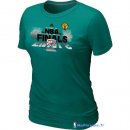 T-Shirt NBA Pas Cher Femme Oklahoma City Thunder Vert Sombre 1