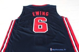 Maillot NBA Pas Cher USA 1992 Ewing 6 Noir