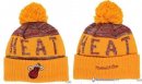 Tricoter un Bonnet NBA Miami Heat 2016 Jaune