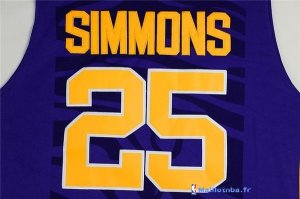 Maillot NCAA Pas Cher LSU Bobby Simmons 25 Pourpre