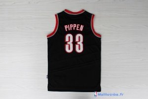 Maillot NBA Pas Cher Portland Trail Blazers Scottie Pippen 33 Noir