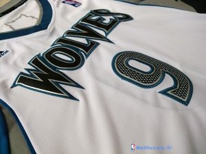 Maillot NBA Pas Cher Minnesota Timberwolves Ricky Rubio 9 Blanc