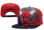 Bonnet NBA Chicago Bulls 2017 Rouge Noir 5